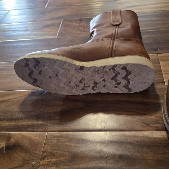 Red Wing Shoes Brown Leather Boots - Picture 3 of 4